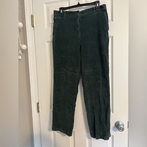 Green "Bayside" Corduroy, "Classic Fit" Size 14